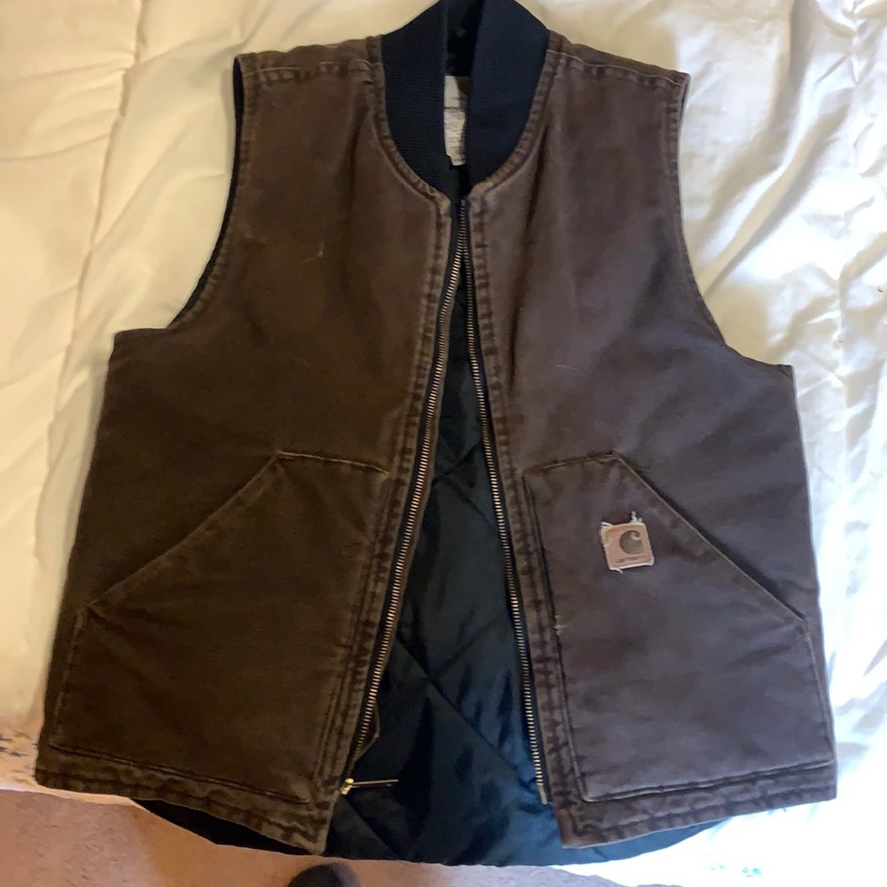 Like new brown carhartt Vest!
